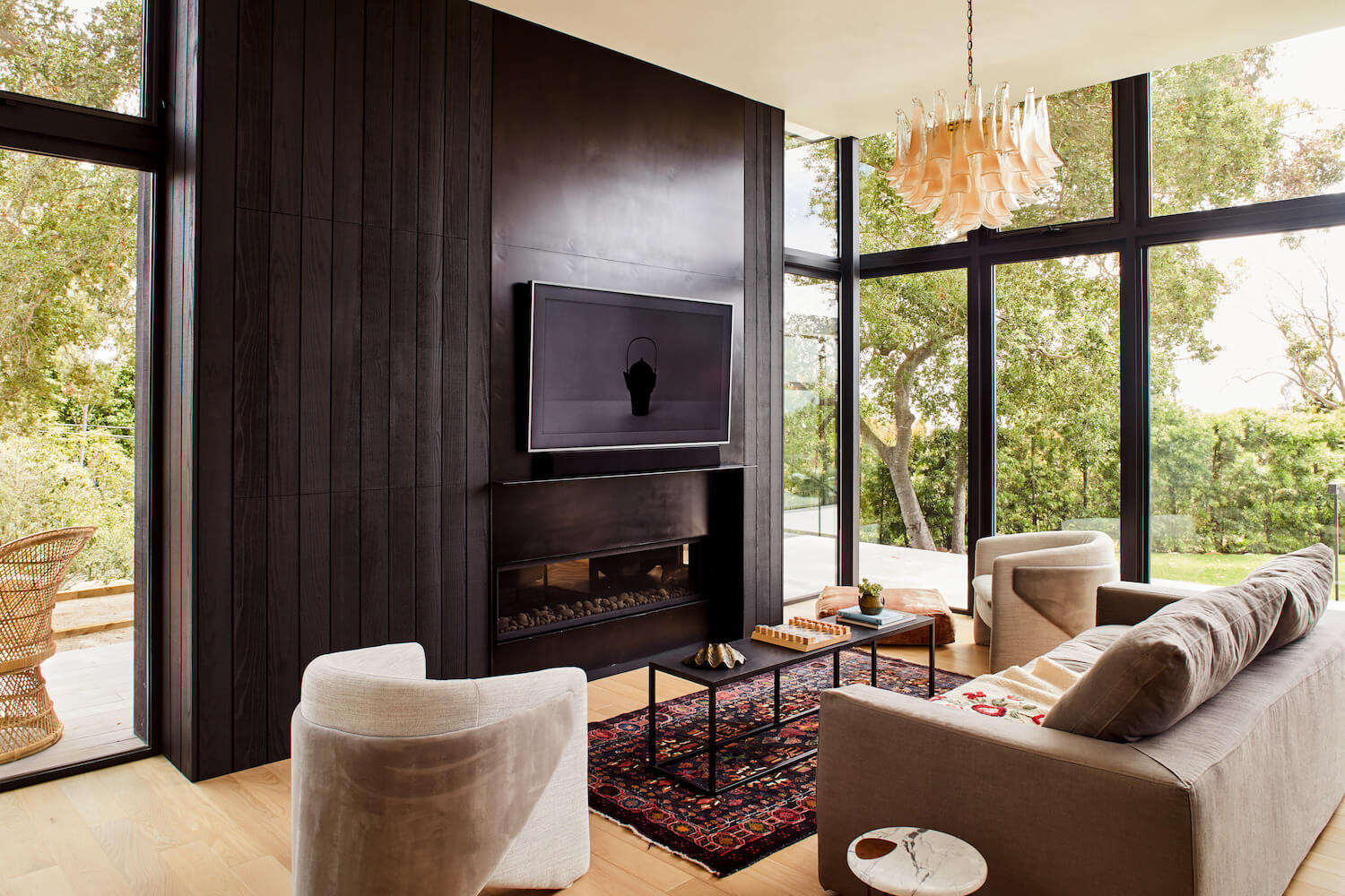 montecito_cabinets_woodwork_03 Montecito Modern living space cabinets